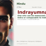 Indrayumna Name Meaning and Details