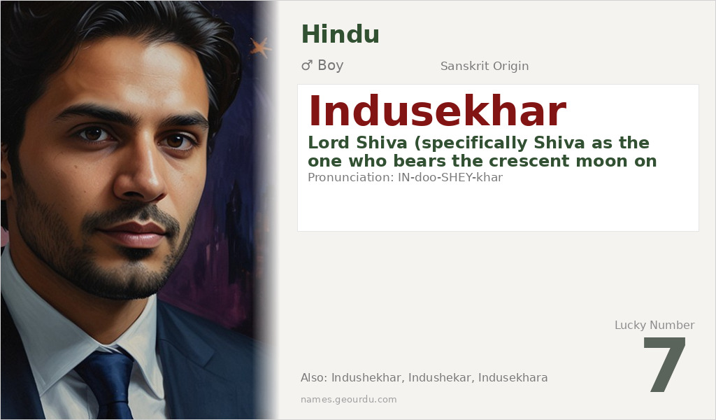 Indusekhar Name Meaning and Details