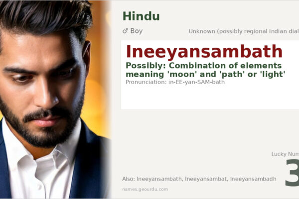 Ineeyansambath Name Meaning — Origin, Gender & Details (2025)