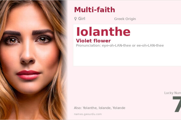 Iolanthe Name Meaning — Greek Origin, Girl Name & Details (2025)