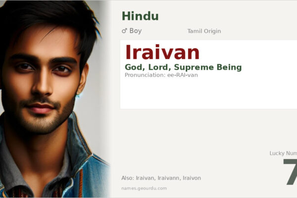 Iraivan Name Meaning — Tamil Origin, Boy Hindu Name & Details (2025)