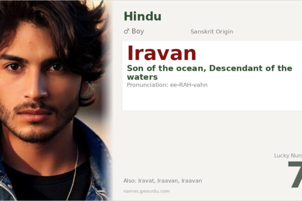 Iravan Name Meaning — Sanskrit Origin, Boy Hindu Name & Details (2025)