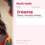 Ireene Name Meaning and Details