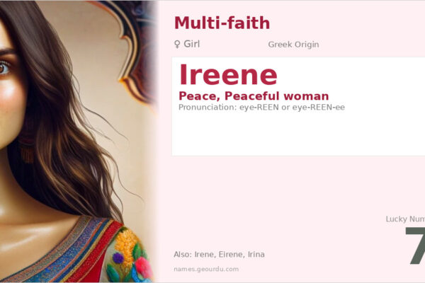 Ireene Name Meaning — Greek Origin, Girl Name & Details (2025)
