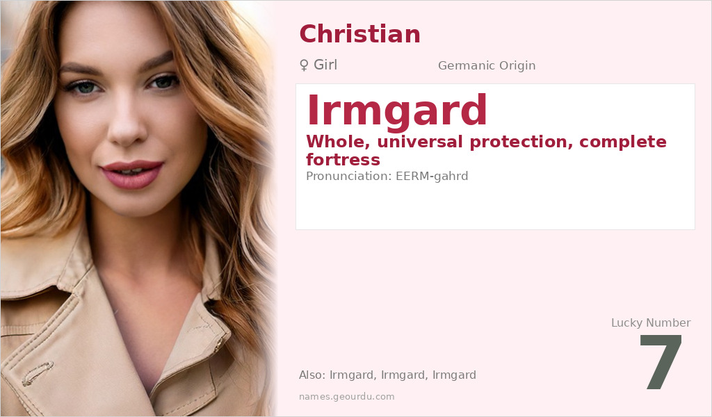 Irmgard Name Meaning and Details