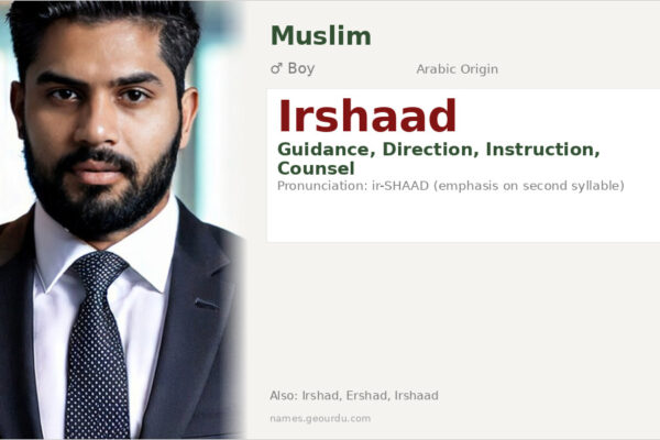 Irshaad Name Meaning — Arabic Origin, Guidance & Details (2025)