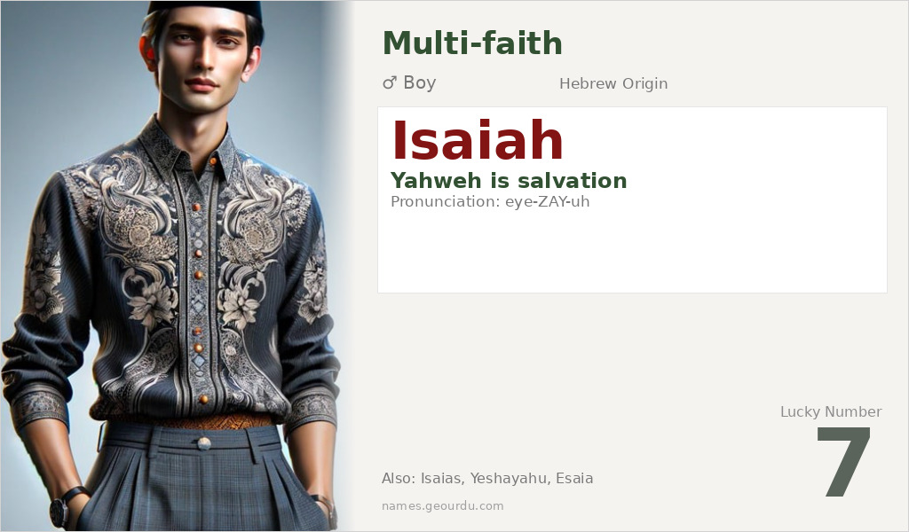 Isaiah Name Meaning and Details