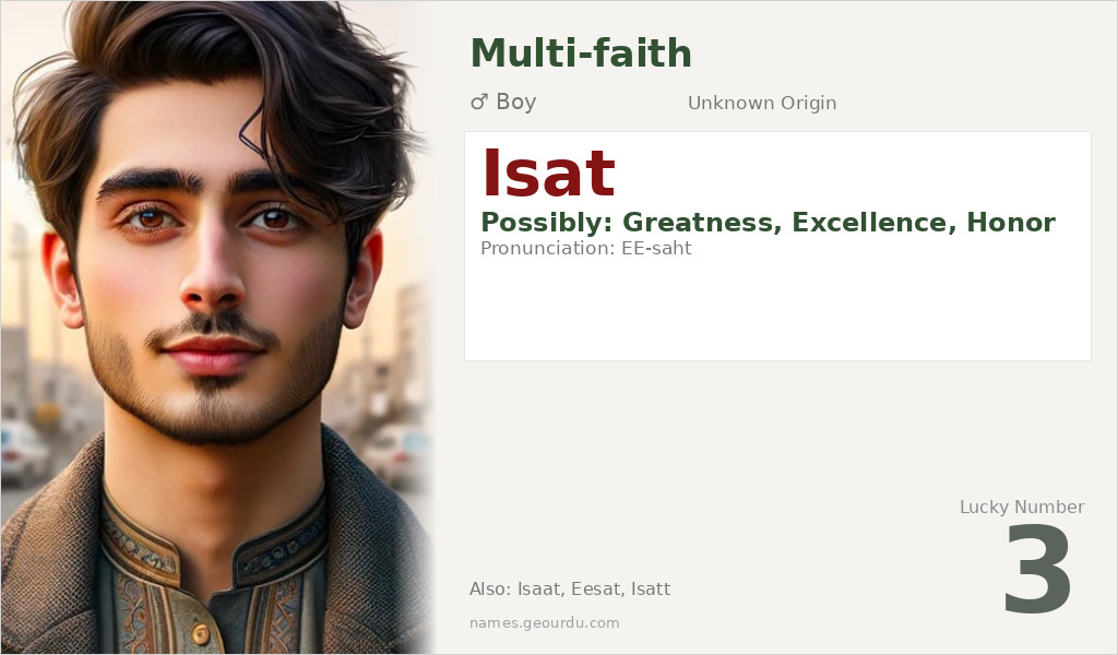 Isat Name Meaning and Details