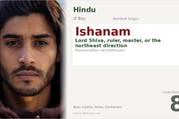 Ishanam Meaning — Sanskrit Origin, Lord Shiva & Details (2025)