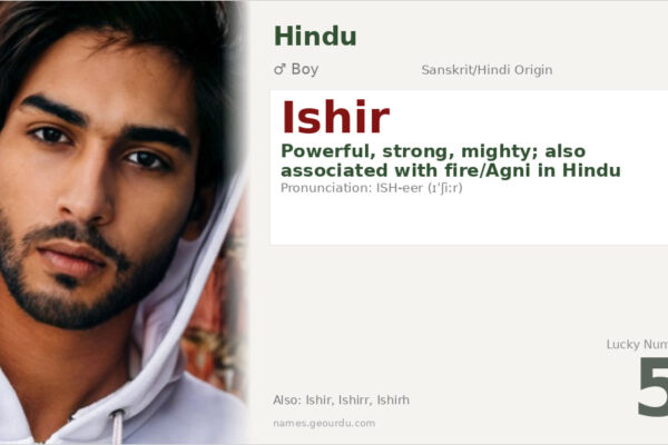 Ishir Name Meaning — Sanskrit Origin, Boy Name & Details (2025)