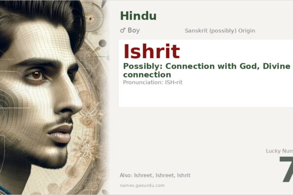 Ishrit Name Meaning — Origin, Gender & Details (2025)