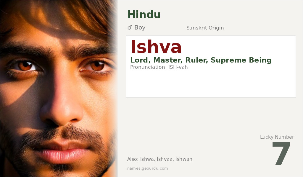 Ishva Name Meaning and Details