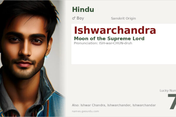 Ishwarchandra Meaning — Sanskrit Origin, Boy Name & Details (2025)