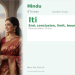 Iti Name Meaning and Details