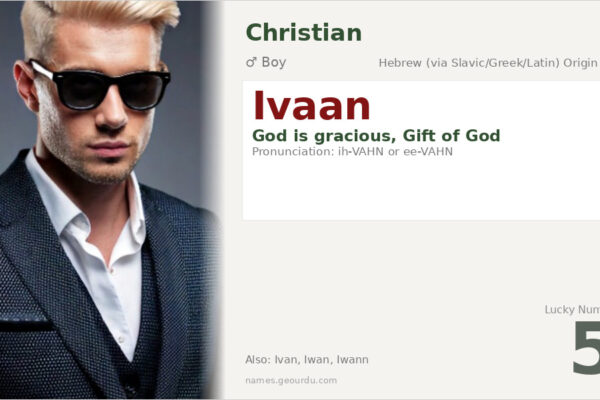 Ivaan Name Meaning — Origin, Gender & Details (2025)