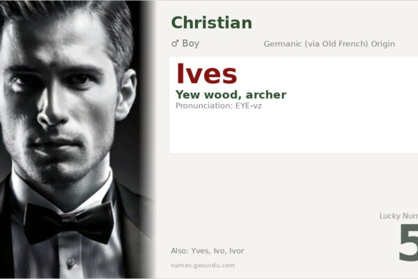 Ives Name Meaning — Origin, Gender & Details (2025)