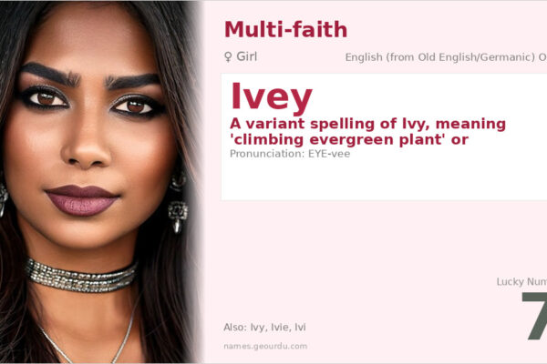 Ivey Name Meaning — Origin, Gender & Details (2025)