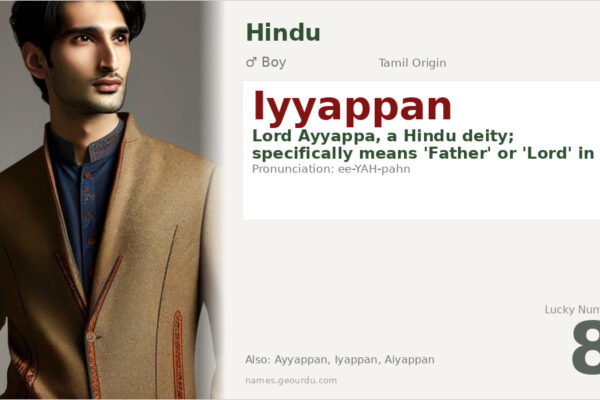 Iyyappan Name Meaning — Tamil Origin, Hindu God & Details (2025)