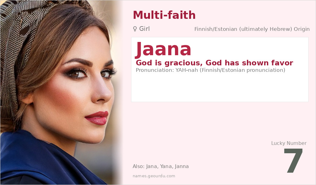 Jaana Name Meaning and Details