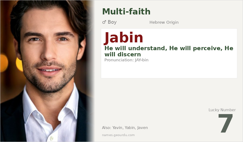 Jabin Name Meaning and Details