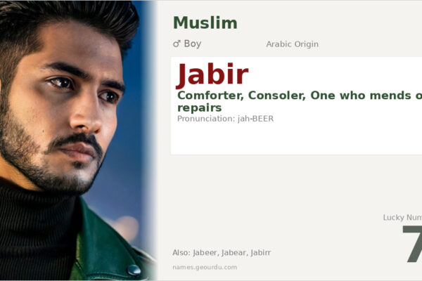 Jabir Name Meaning — Arabic Origin, Boy Name & Details (2025)
