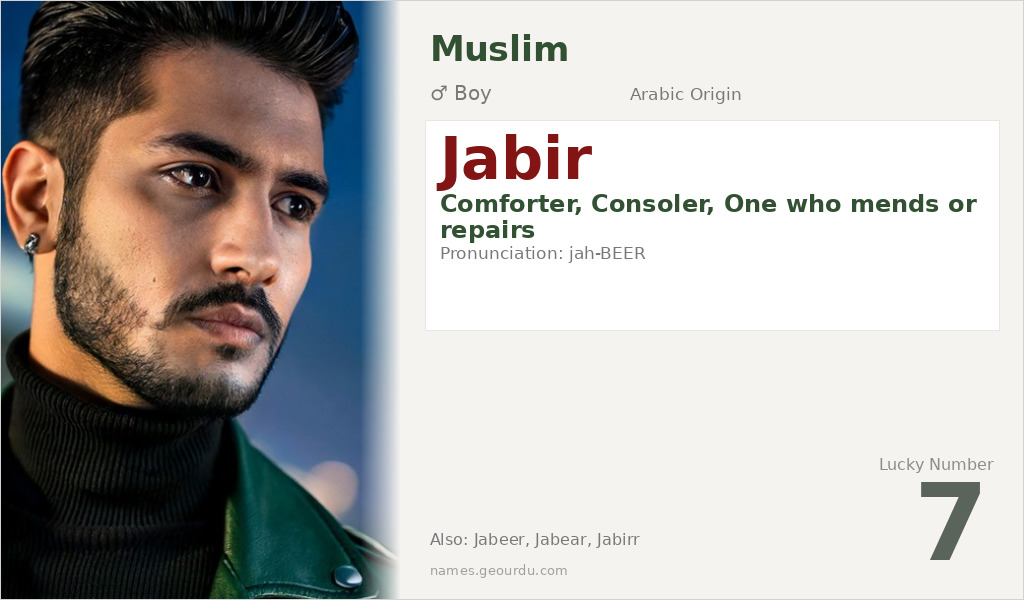 Jabir Name Meaning and Details