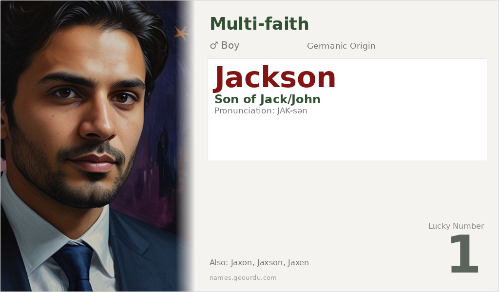 Jackson Name Meaning and Details