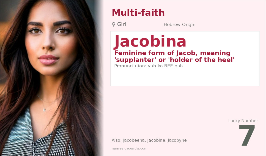 Jacobina Name Meaning and Details