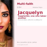 Jacquelyn Name Meaning and Details