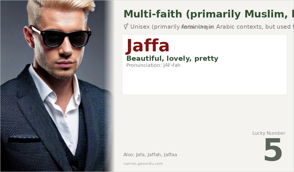 Jaffa Name Meaning and Details