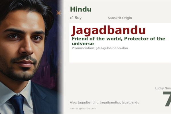 Jagadbandu Meaning — Sanskrit Origin, Boy Name & Details (2025)
