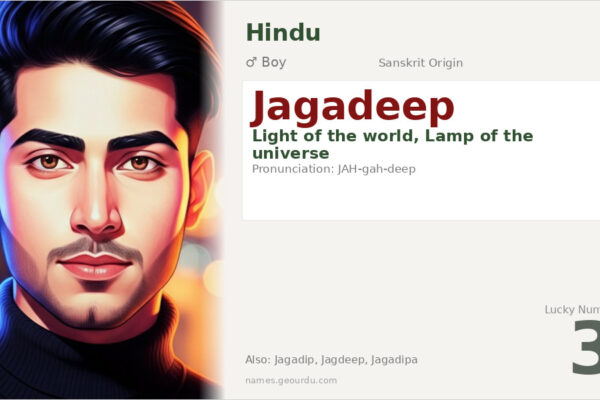Jagadeep Name Meaning — Sanskrit Origin, Boy Name & Details (2025)