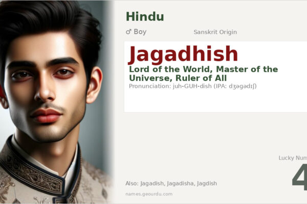 Jagadhish Name Meaning — Sanskrit Origin, Hindu Boy Name & Details (2025)