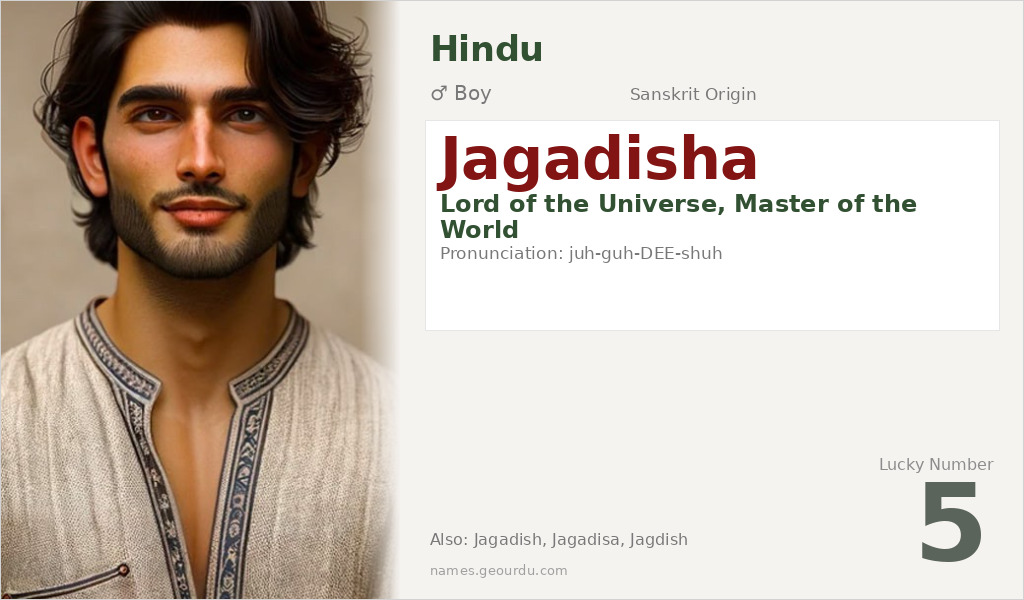 Jagadisha Name Meaning and Details