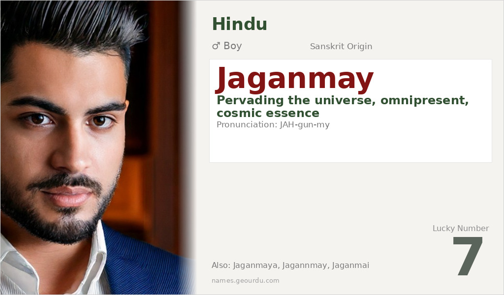 Jaganmay Name Meaning and Details