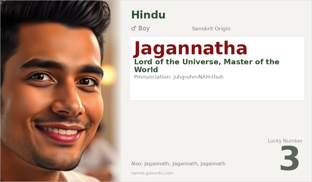 Jagannatha Name Meaning and Details