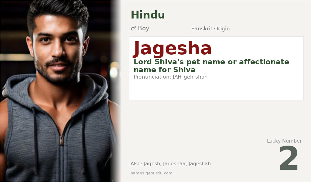 Jagesha Name Meaning and Details