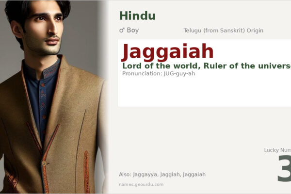 Jaggaiah Name Meaning — Telugu Origin, Boy Name & Details (2025)