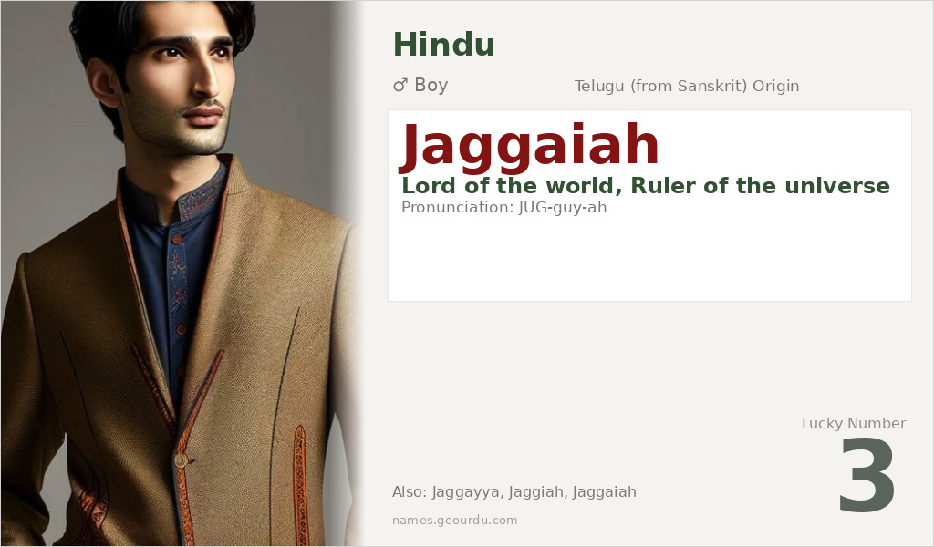 Jaggaiah Name Meaning and Details