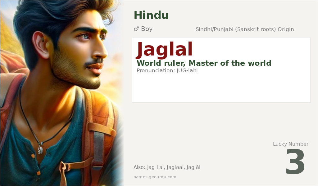 Jaglal Name Meaning and Details