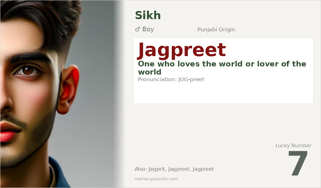 Jagpreet Name Meaning and Details