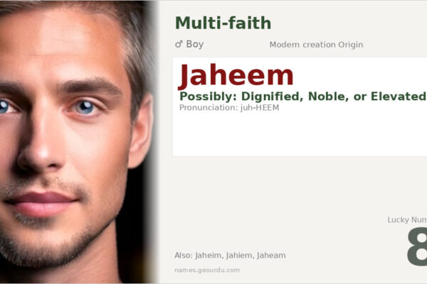 Jaheem Name Meaning — Origin, Gender & Details (2025)