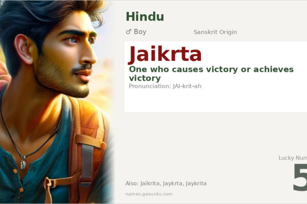 Jaikrta Name Meaning — Sanskrit Origin, Boy Name & Details (2025)