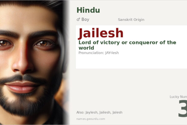 Jailesh Name Meaning — Sanskrit Origin, Boy Name & Details (2025)