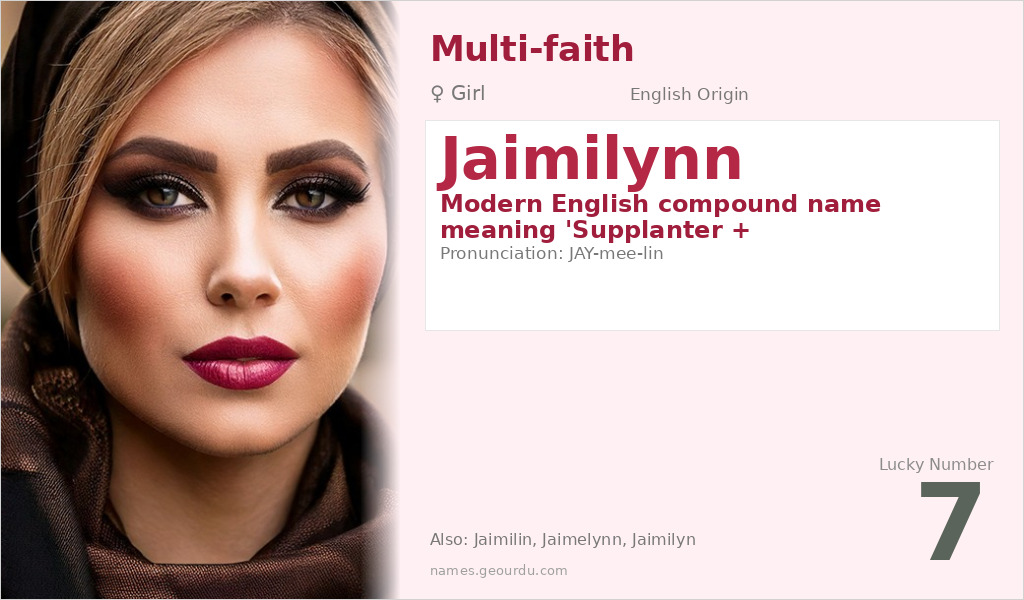 Jaimilynn Name Meaning and Details