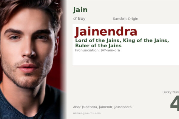 Jainendra Name Meaning — Jain Origin, Boy Name & Details (2025)