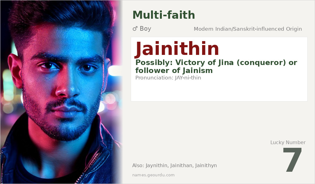 Jainithin Name Meaning and Details