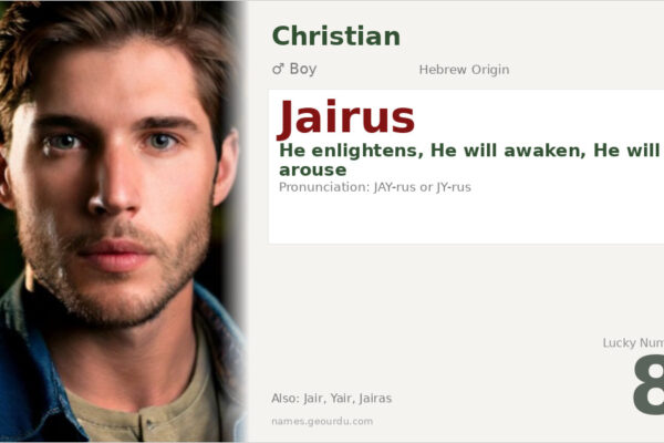 Jairus Name Meaning — Hebrew Origin, Biblical Significance & Details (2025)