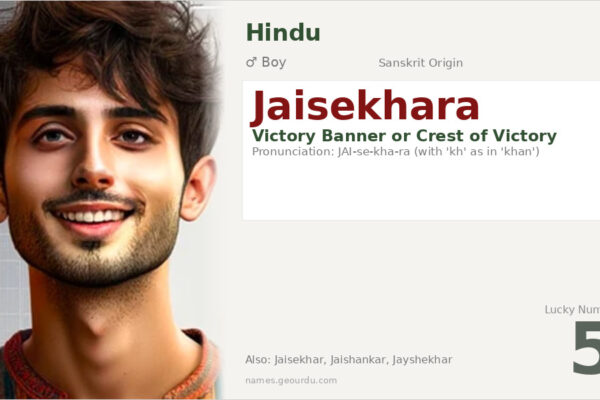 Jaisekhara Meaning — Sanskrit Origin, Boy Name & Details (2025)