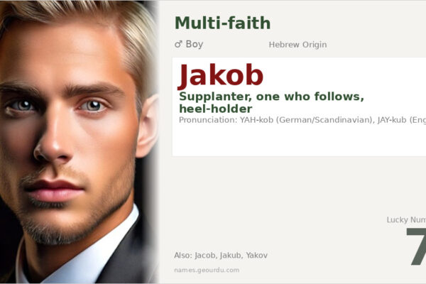 Jakob Name Meaning — Hebrew Origin, Boy Name & History (2025)